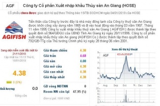 Agifish giải trình về ý kiến nhấn mạnh của kiểm toán
