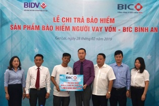 BIC chi trả bảo hiểm hơn 1 tỷ đồng tại Gia Lai
