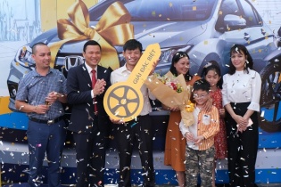 PVcomBank trao Honda City cho khách hàng may mắn
