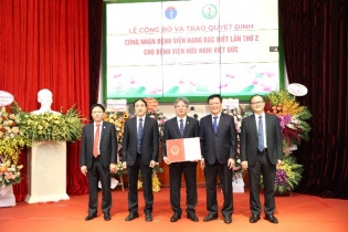 Bệnh viện Hữu nghị Việt Đức được công nhận là Trung tâm đào tạo theo tiêu chuẩn toàn cầu