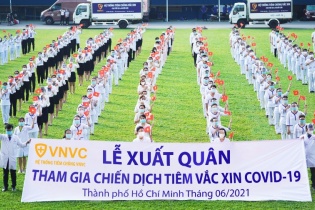 Hỗ trợ chiến dịch tiêm chủng thần tốc tại TP.HCM
