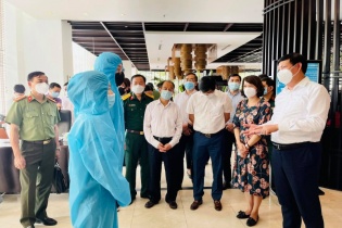 Kiểm tra cơ sở thực hiện thí điểm cách ly tập trung khách nhập cảnh 7 ngày