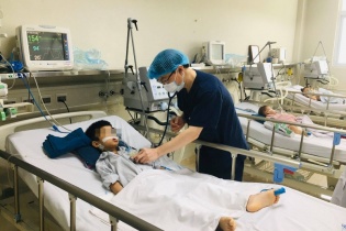 Nhiều trẻ nhập viện do viêm não Nhật Bản