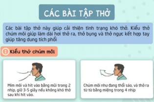 Hướng dẫn 3 bài tập giảm khó thở cho F0
