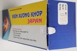 Viên xương khớp Japan, Viên nang Gân Cốt Hoàn chứa chất cấm Diclofenac