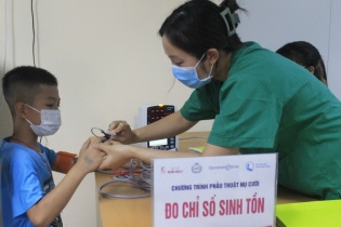 Phẫu thuật miễn phí cho trẻ mắc dị tật hàm, mặt