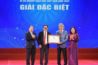 Trao giải báo chí toàn quốc "Vì sự nghiệp Giáo dục Việt Nam" năm 2022