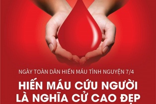 Tin mới về y tế ngày 7/4: 23 năm Ngày Toàn dân hiến máu tình nguyện; Xử phạt công ty dược nước ngoài sản xuất thuốc vi phạm chất lượng