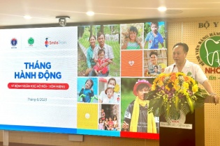 Lần đầu tổ chức Tháng Hành động vì bệnh nhân khe hở môi - vòm miệng