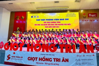 Tôn vinh 100 người hiến máu tiêu biểu toàn quốc năm 2023