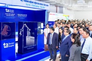 Trình diễn công nghệ y tế tại Triển lãm quốc tế đổi mới sáng tạo Việt Nam