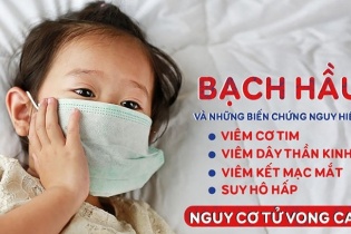 Bộ Y tế chỉ đạo ngăn dịch bạch hầu bùng phát