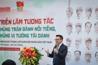 Triển lãm tương tác “Những trận đánh nổi tiếng, những vị tướng tài danh”