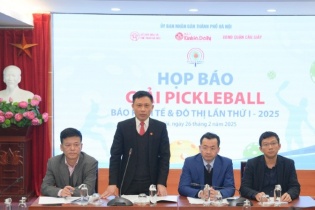 Báo Kinh tế & Đô thị tổ chức Giải Pickleball 2025
