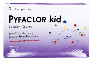Thuốc Cốm pha hỗn dịch uống Pyfaclor Kid bị thu hồi trên toàn quốc