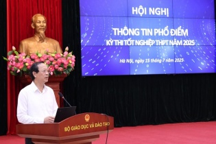 Bộ Giáo dục và Đào tạo công bố phổ điểm thi tốt nghiệp THPT 2025