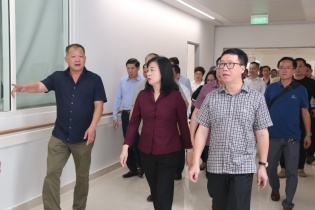 Bộ trưởng Bộ Y tế kiểm tra toàn diện trước ngày Bệnh viện Hữu nghị Việt Đức cơ sở Ninh Bình khai trương