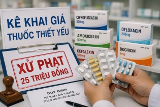 Bộ Y tế xử phạt 4 doanh nghiệp vi phạm kê khai giá thuốc thiết yếu