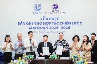 Unilever Việt Nam bắt tay Viện Pasteur TPHCM để nâng cao sức khỏe người Việt