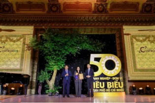 Coteccons được vinh danh Top 50 doanh nghiệp tiêu biểu của TP.HCM