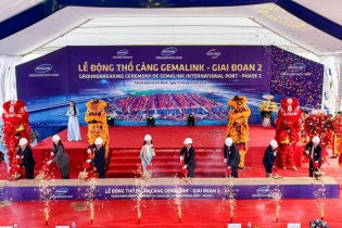 Gemadept động thổ dự án Cảng nước sâu Gemalink giai đoạn 2