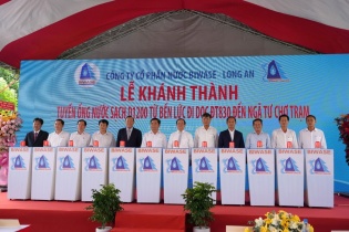 BIWASE Long An hoàn thành tuyến ống D1200 vượt tiến độ hai tháng