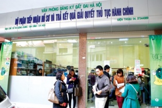 49 tỉnh, thành phố chưa có văn phòng đăng ký đất đai một cấp