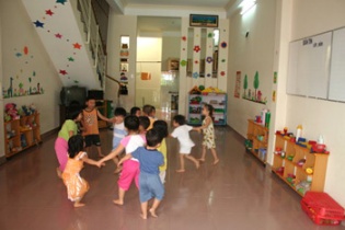 Trường mầm non ở thành phố phải có diện tích tối thiểu 8 m2/trẻ
