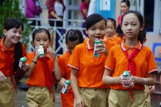 TP.HCM chính thức triển khai chương trình sữa học đường