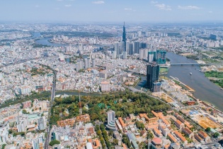 Bất động sản TP.HCM: Giá căn hộ sát trung tâm có mức leo thang mạnh nhất