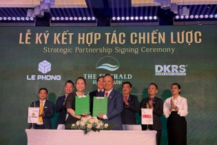 Tập đoàn Lê Phong ký kết hợp tác chiến lược phát triển dự án The Emerald River Park