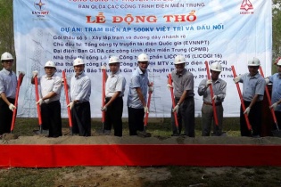 Động thổ dự án Trạm biến áp 500kV Việt Trì, tổng mức đầu tư 1.250 tỷ đồng