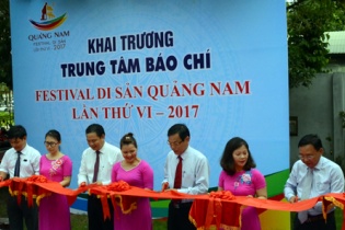 Khai trương 2 Trung tâm Báo chí phục vụ Festival Di sản Quảng Nam lần VI