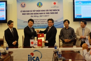 Nhật Bản hỗ trợ người dân miền Trung khắc phục hậu quả mưa lũ