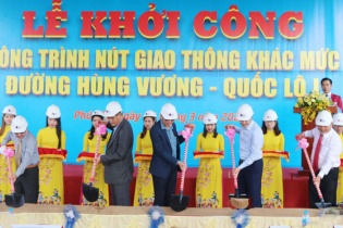 Phú Yên: Khởi công dự án nút giao thông khác mức Hùng Vương-Quốc lộ 1A