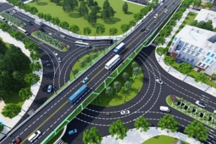 Đà Nẵng khởi công dự án 732 tỷ đồng cải tạo nút giao phía Tây cầu Trần Thị Lý
