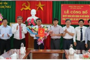 Sở Xây dựng tỉnh Phú Yên có Phó giám đốc mới