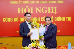 Điều động ông Huỳnh Tấn Việt làm Phó Bí thư Đảng ủy Khối các cơ quan Trung ương