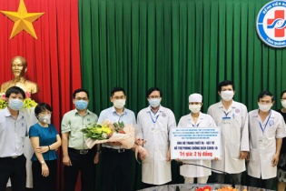 Doanh nghiệp hỗ trợ ngành Y tế Quảng Ngãi phòng chống dịch Covid-19