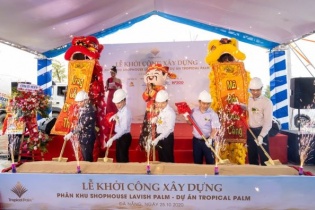 Khởi công dự án shophouse Lavish Palm đẳng cấp ven sông Cổ Cò