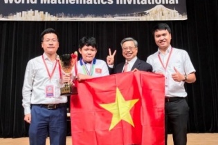3 thí sinh đạt giải kim cương trong cuộc thi toán quốc tế WMI  