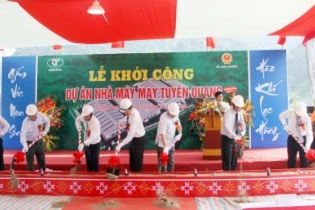 Vinatex khai màn Dự án 130 tỷ đồng tại Tuyên Quang