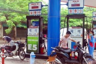 Xăng E5 phủ sóng 100% tại 8 tỉnh, thành phố từ 6/2016