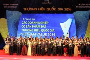 Sản phẩm May 10 nhận giải Thương hiệu Quốc gia 2016