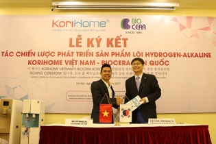 Korihome “bắt tay” đối tác Hàn Quốc phát triển lõi lọc nước Hydrogen Alkaline tại Việt Nam 