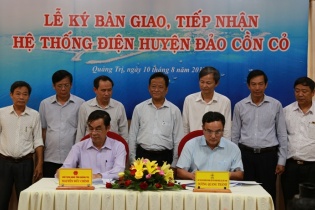 EVN tiếp nhận quản lý hệ thống điện trên huyện đảo Cồn Cỏ