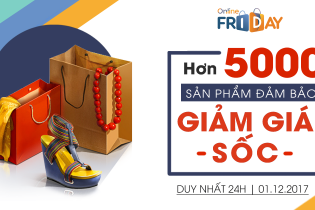 “Săn” 5.000 sản phẩm giảm giá sốc trong Ngày mua sắm trực tuyến 2017