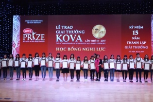 Lễ trao giải thưởng KOVA 2017: Vinh danh công trình khoa học có tính ứng dụng cao