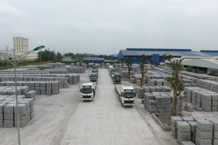 Vật liệu xây không nung rộng cửa tiêu thụ mạnh