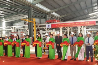 Viglacera khai trương dây chuyền thiết bị và công nghệ sản xuất bê tông khí 200.000m3/năm